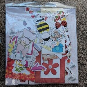 Colorful Scrapbooking Sticker Set